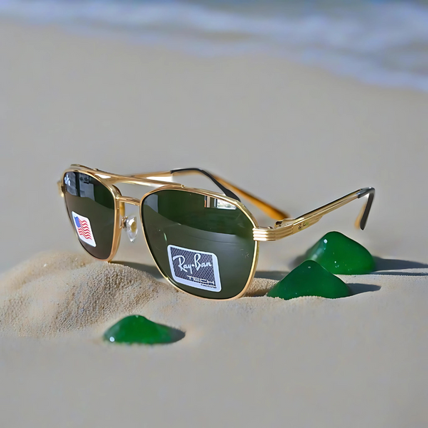 Rayban Square Design +Metal Frame + Frame for Optics