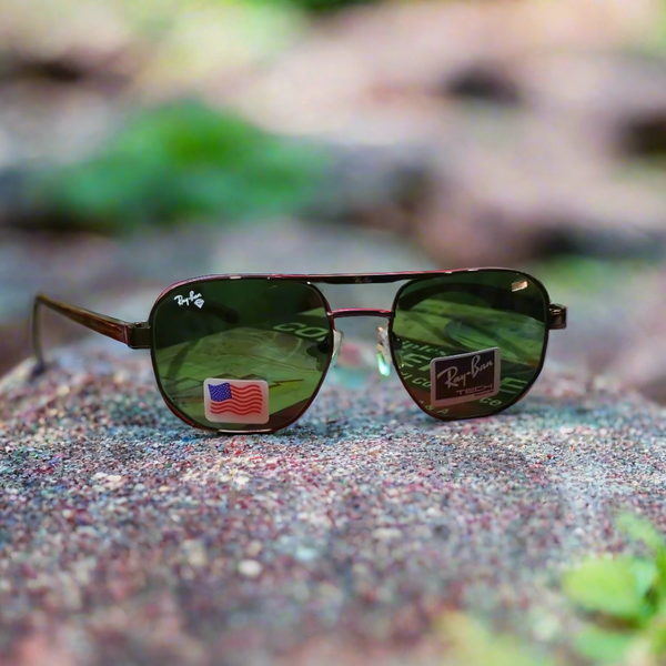 Rayban Octa Design + Aluminum Handle + Frame For Optics [MAROON]