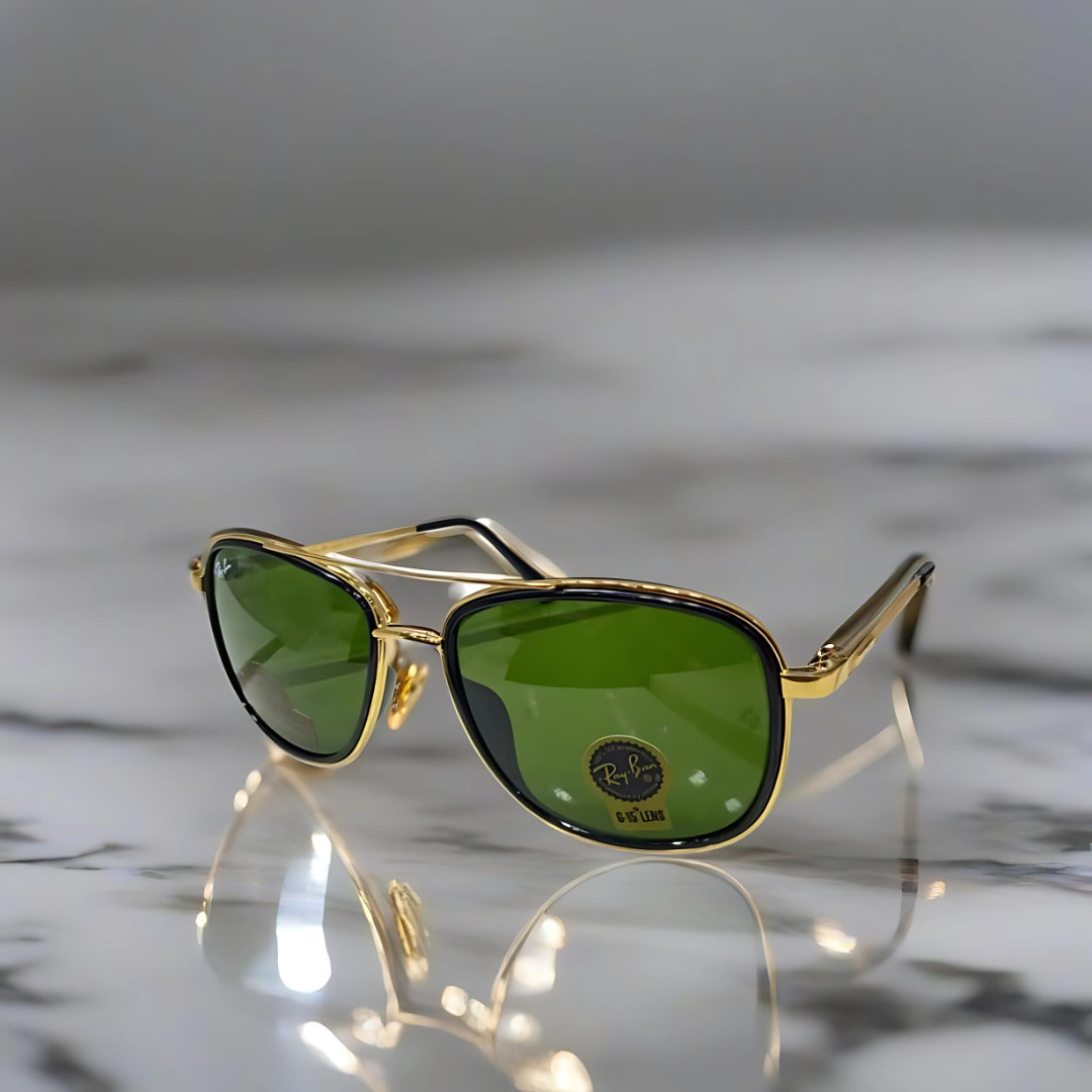 Rayban Piltot Aviators + Frame for Optics