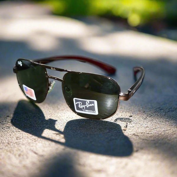 Rayban Octa Design + Aluminum Handle + Frame For Optics [MAROON]