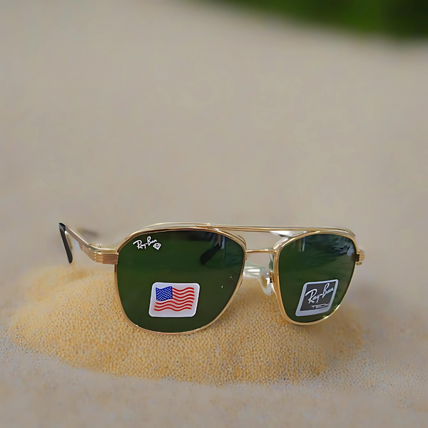 Rayban Square Design +Metal Frame + Frame for Optics