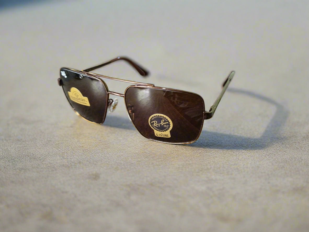 Rayban Square Design + Frame For Nazar [BROWN]