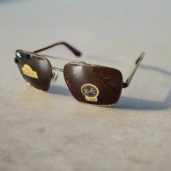 Rayban Square Design + Frame For Nazar [BROWN]