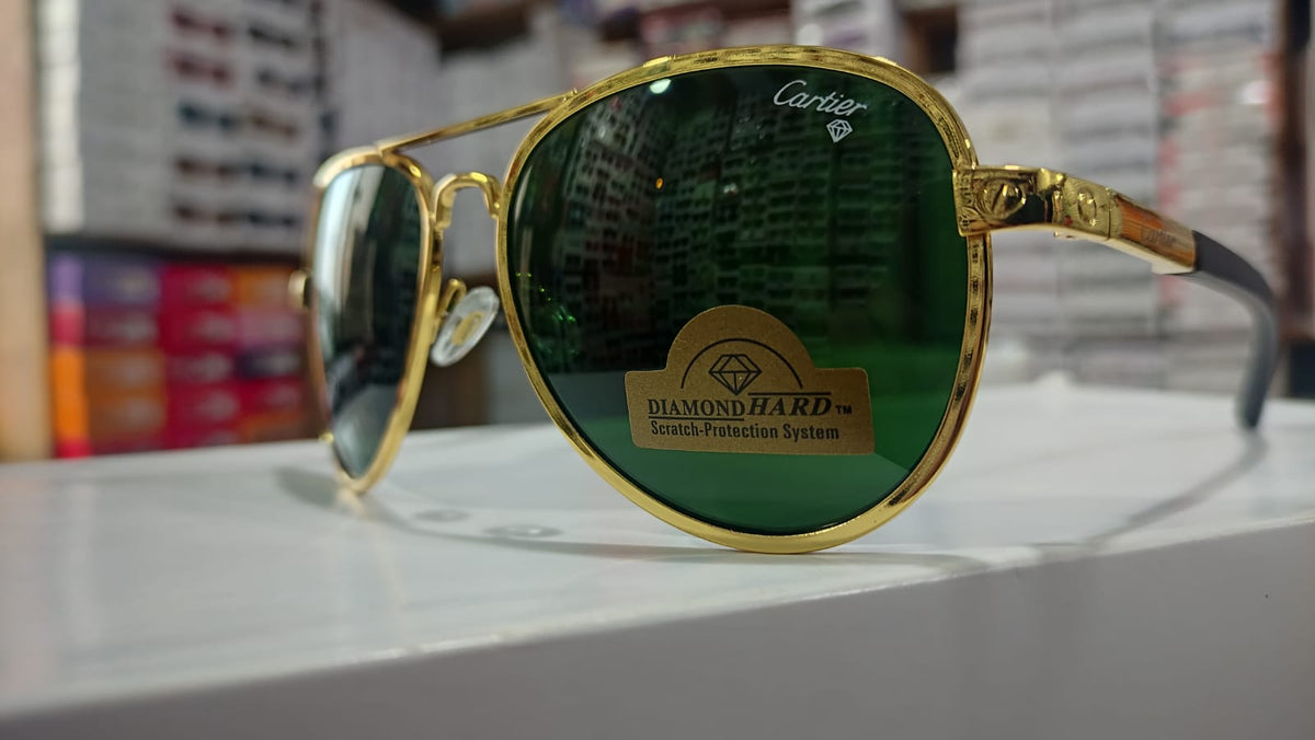 Cartier Golden Aviators + Frame for Prescription