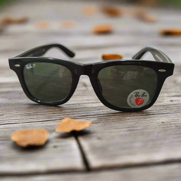 Rayban Wayfarer Matt Finish + Frame For Nazar [GREY POLARIZED GLASS LENSES]
