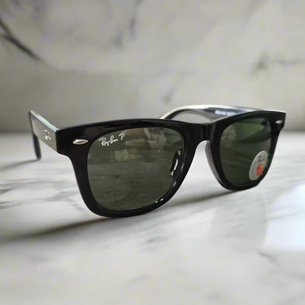 Rayban Wayfarer Matt Finish + Frame For Nazar [GREY POLARIZED GLASS LENSES]
