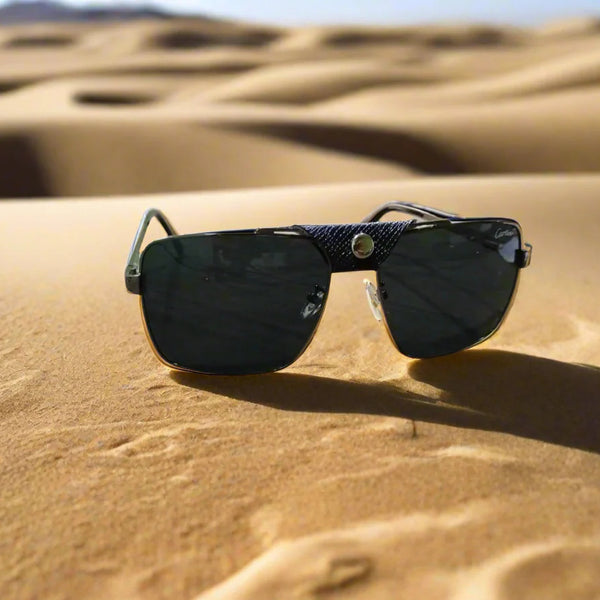 Rayban Square Design + Frame For Nazar [BLACK]