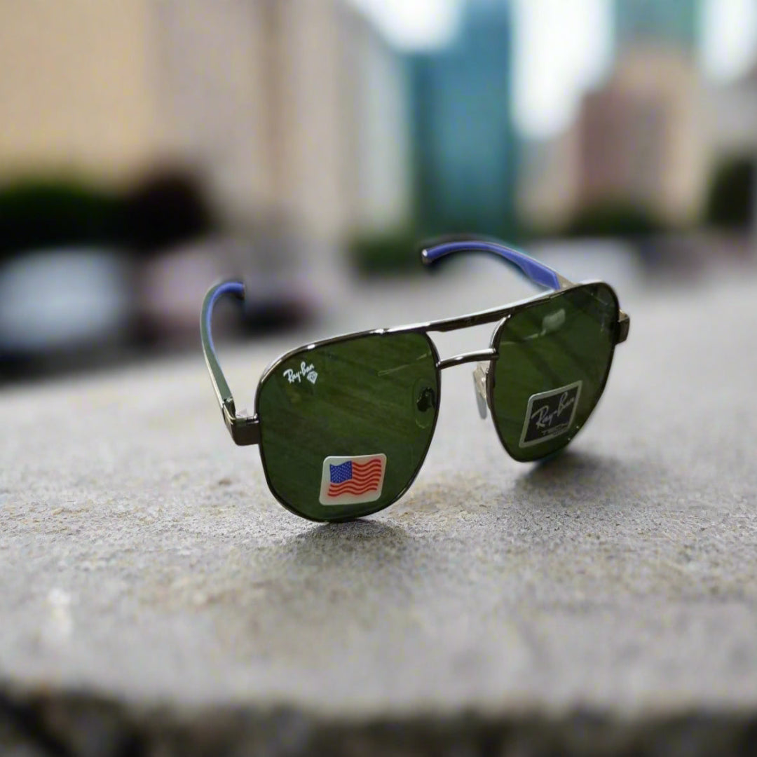 Rayban Octa Design + Aluminum Handle + Frame For Optics [GUN METAL]