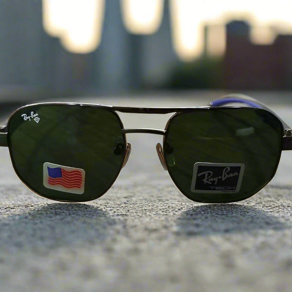 Rayban Octa Design + Aluminum Handle + Frame For Optics [GUN METAL]