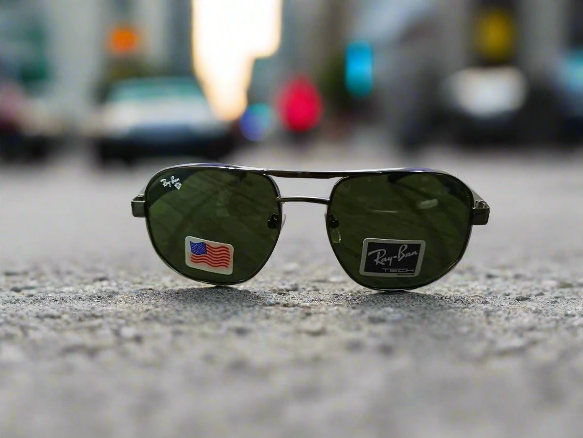 Rayban Octa Design + Aluminum Handle + Frame For Optics [GUN METAL]