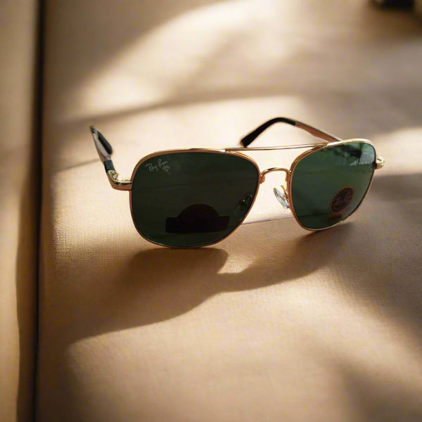 Rayban Pilot Aviators [GREEN LENS]