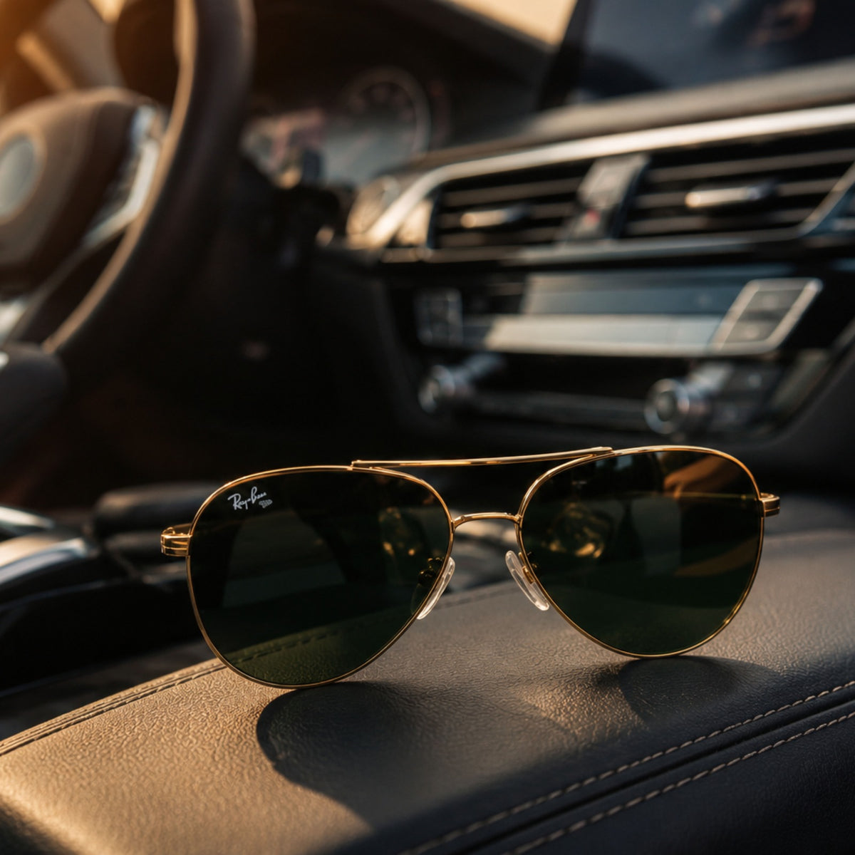 Rayban Classic Aviators [GOLDEN][GREEN LENS]