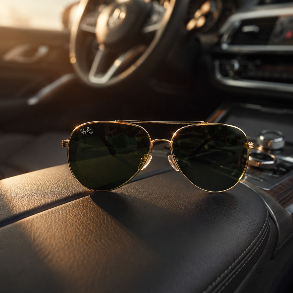 Rayban Classic Aviators [GOLDEN][GREEN LENS]