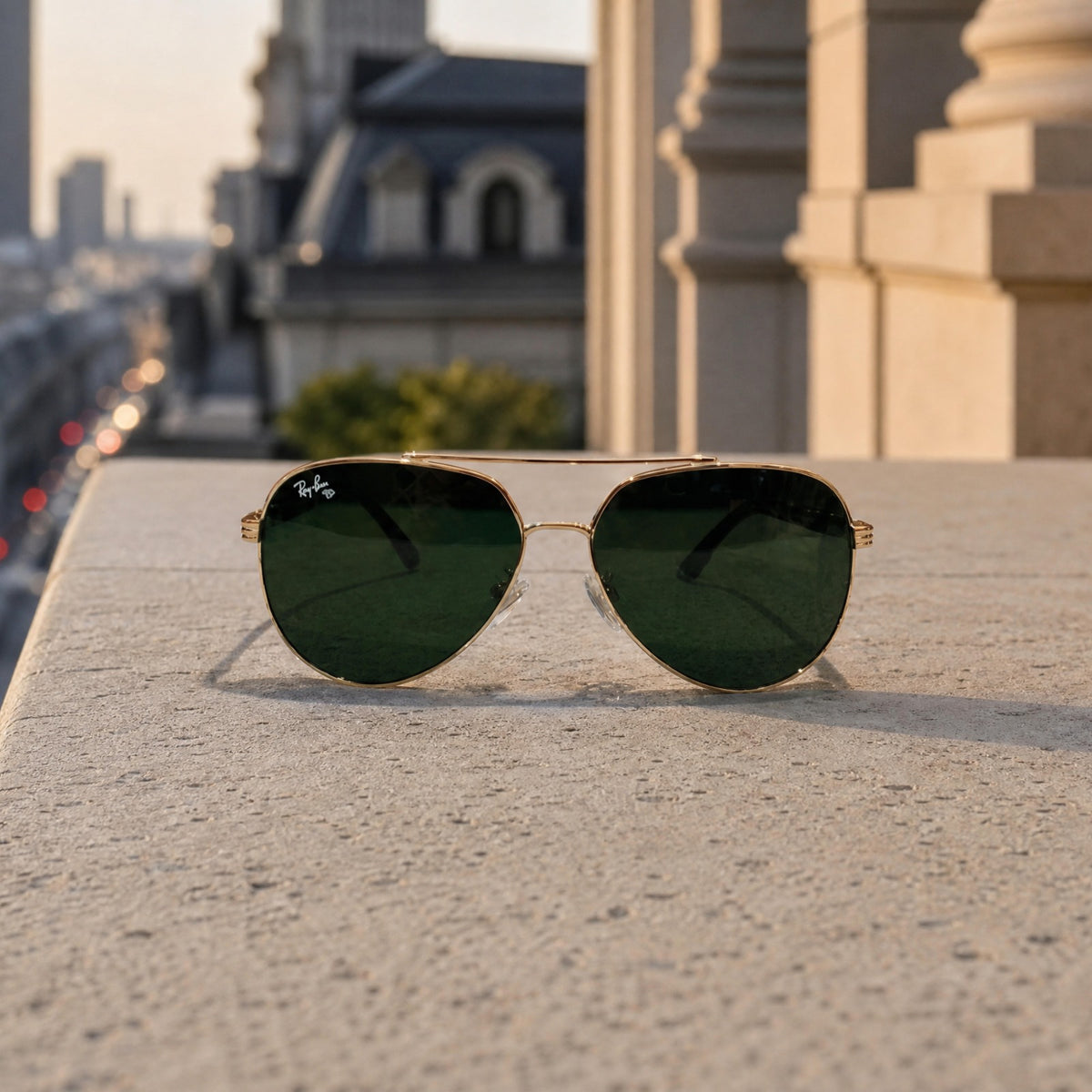 Rayban Classic Aviators [GOLDEN][GREEN LENS]