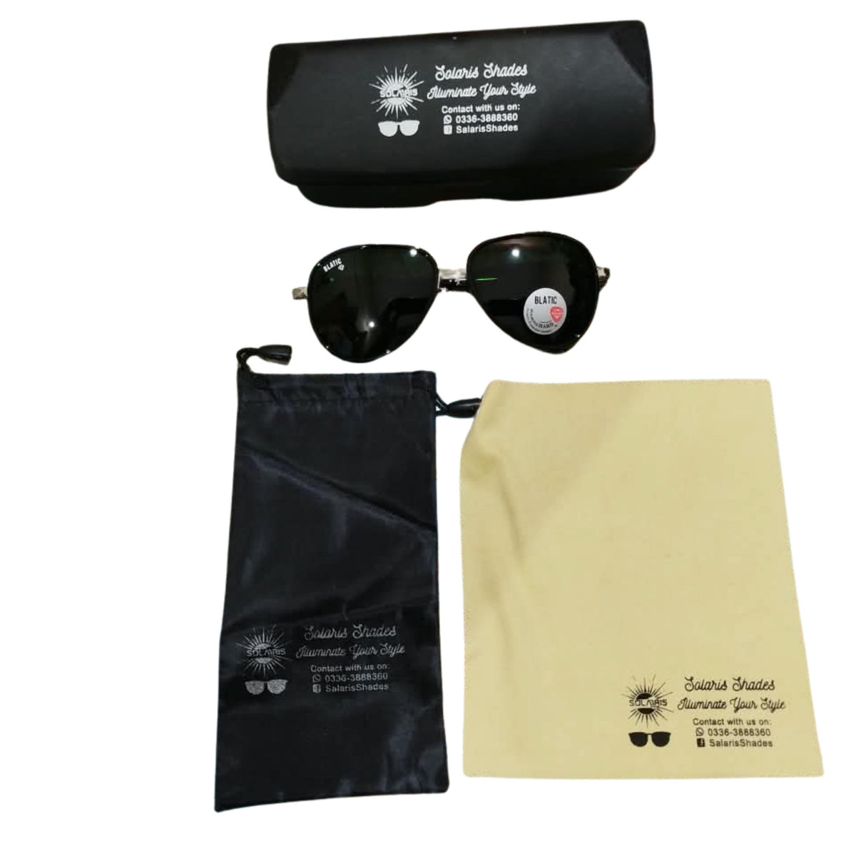 Blatic Aviators + Frame For Prescription (Metal Frame Glass Lens) (SILVER)