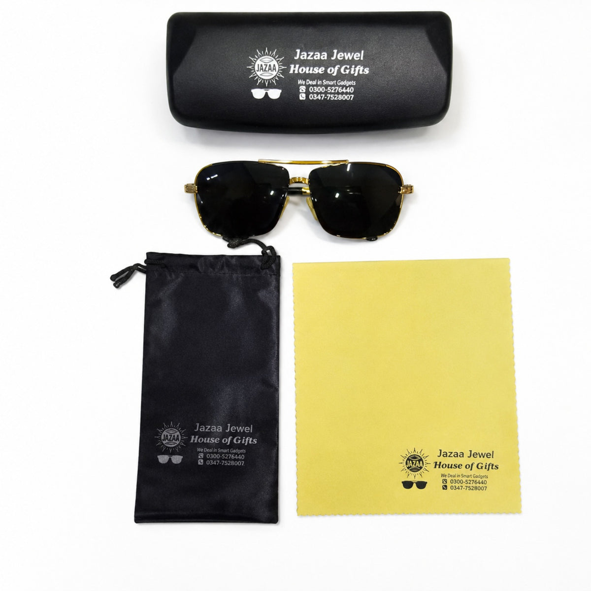 Blatic Square Design + Frame For Optics (Metal Frame Glass Lens)
