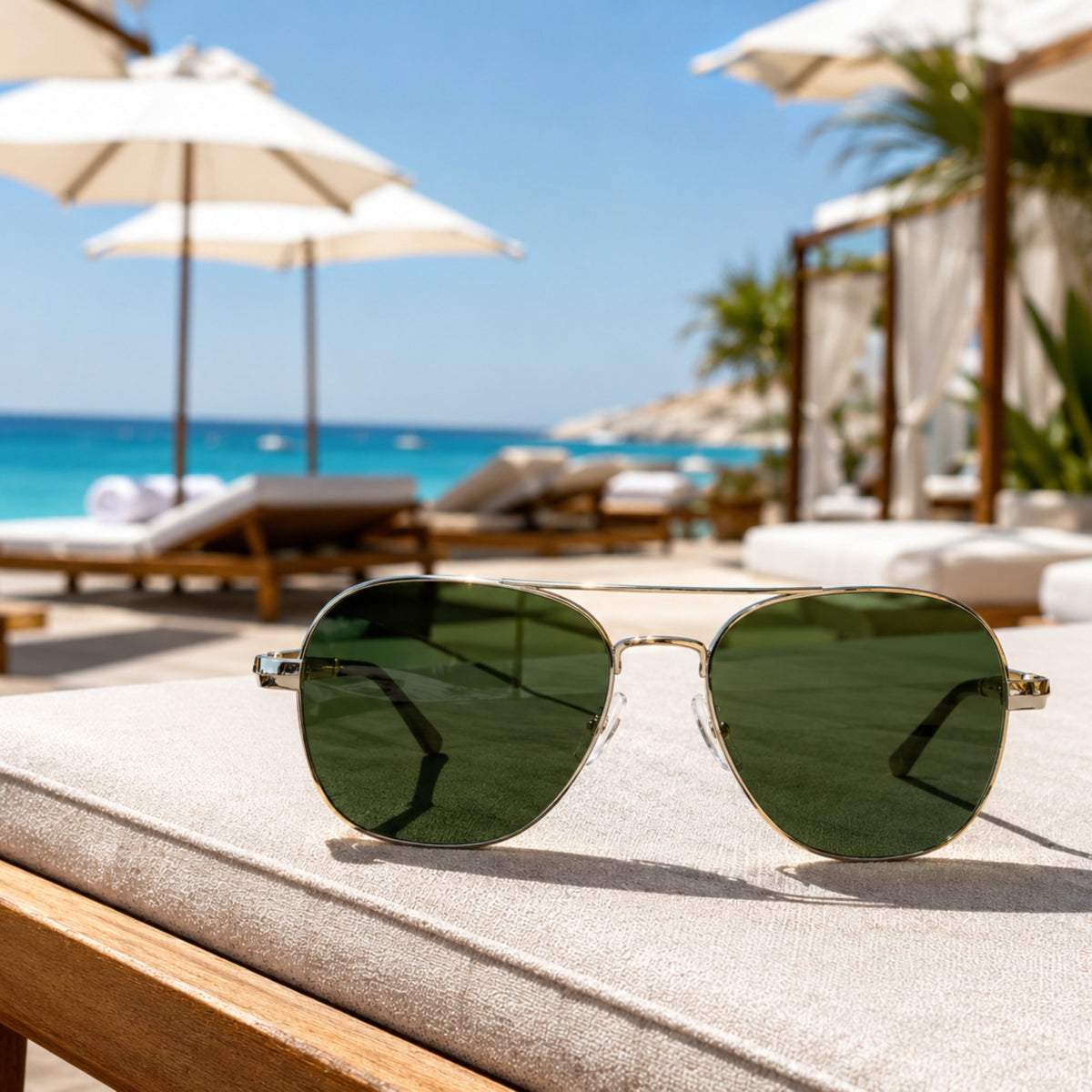 Rayban Pilot Aviators + Rubber Temple + Frame for Optics [SILVER]