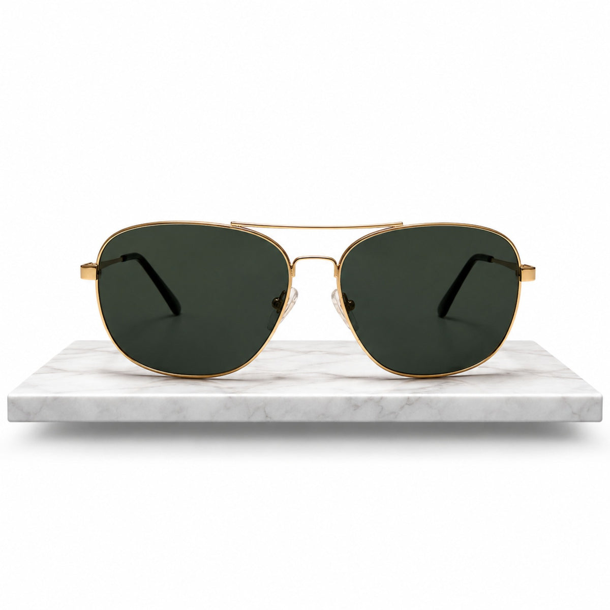 Rayban Pilot Aviators+ Black Red Temple+ Frame for Optics [BLACK LENS]