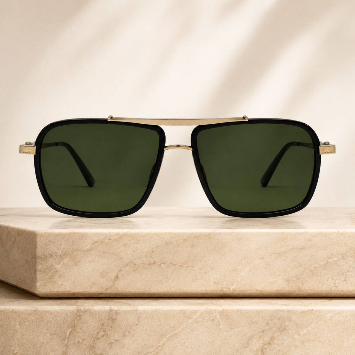 Blatic Square Design + Frame For Optics (Metal Frame Glass Lens)
